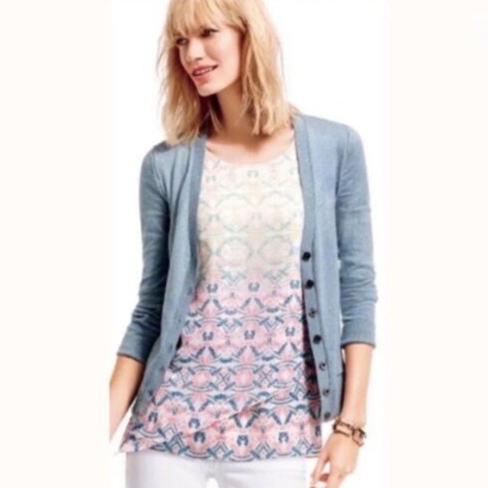 CAbi Mosaic Print Sleeveless top - Size M